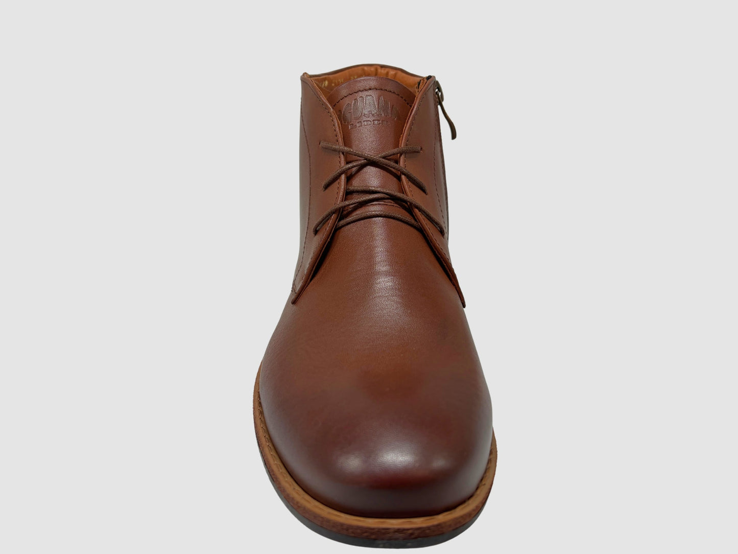 Men's Daniel Leather Boots - Brown - Euro Shoe House
