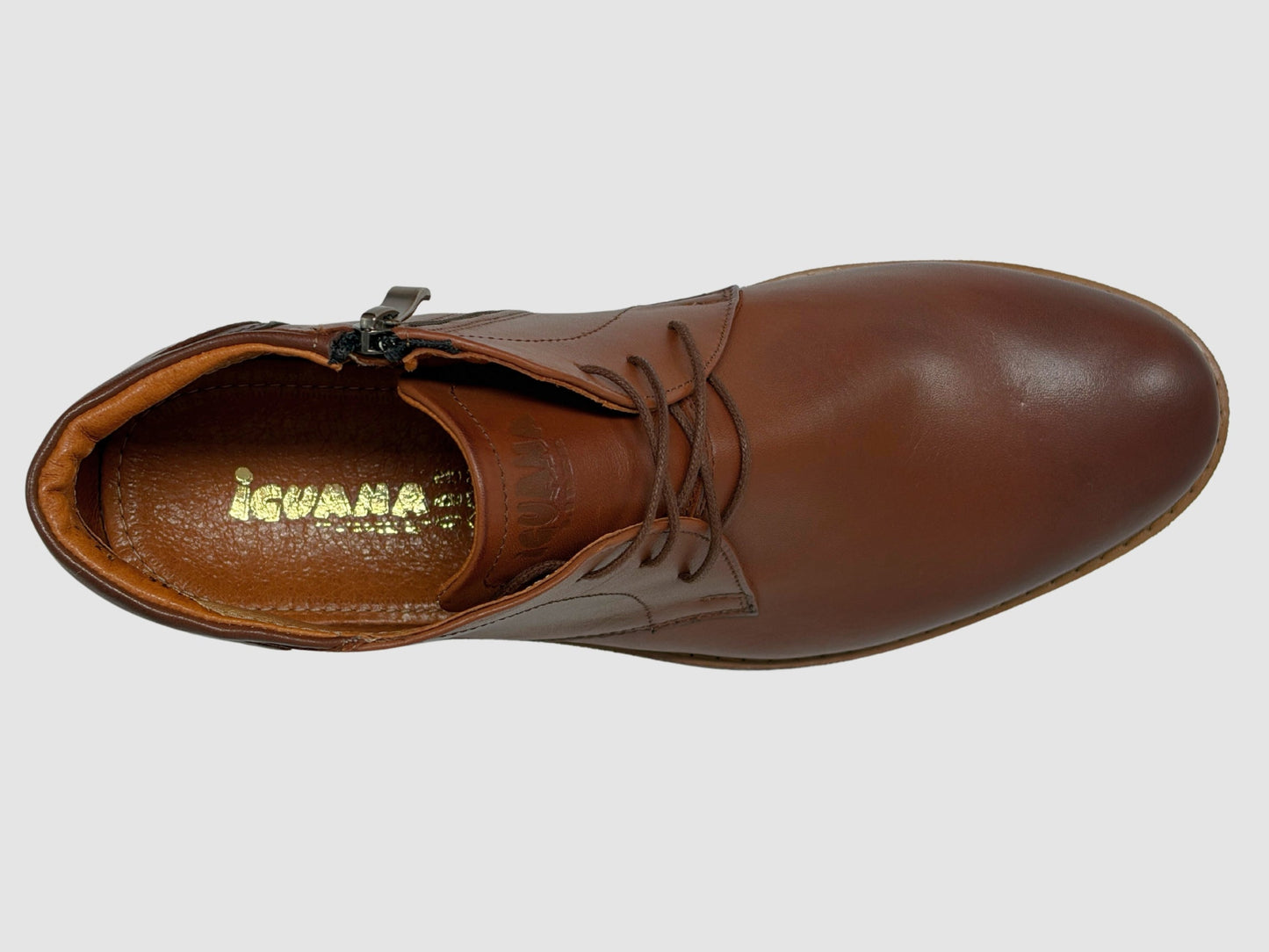Men's Daniel Leather Boots - Brown - Euro Shoe House