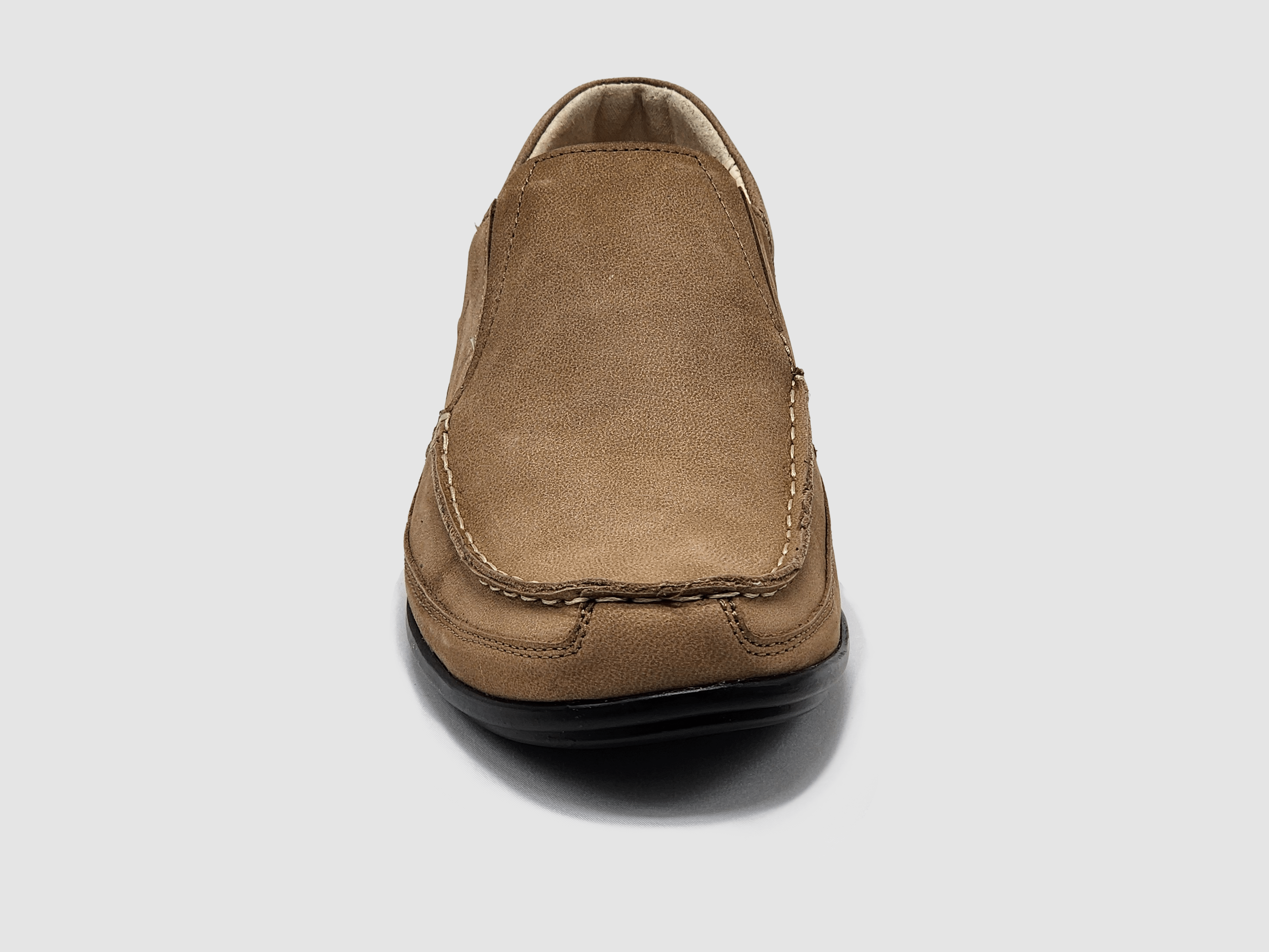 beige color dress shoes Men's Dockside Leather Boat Shoes