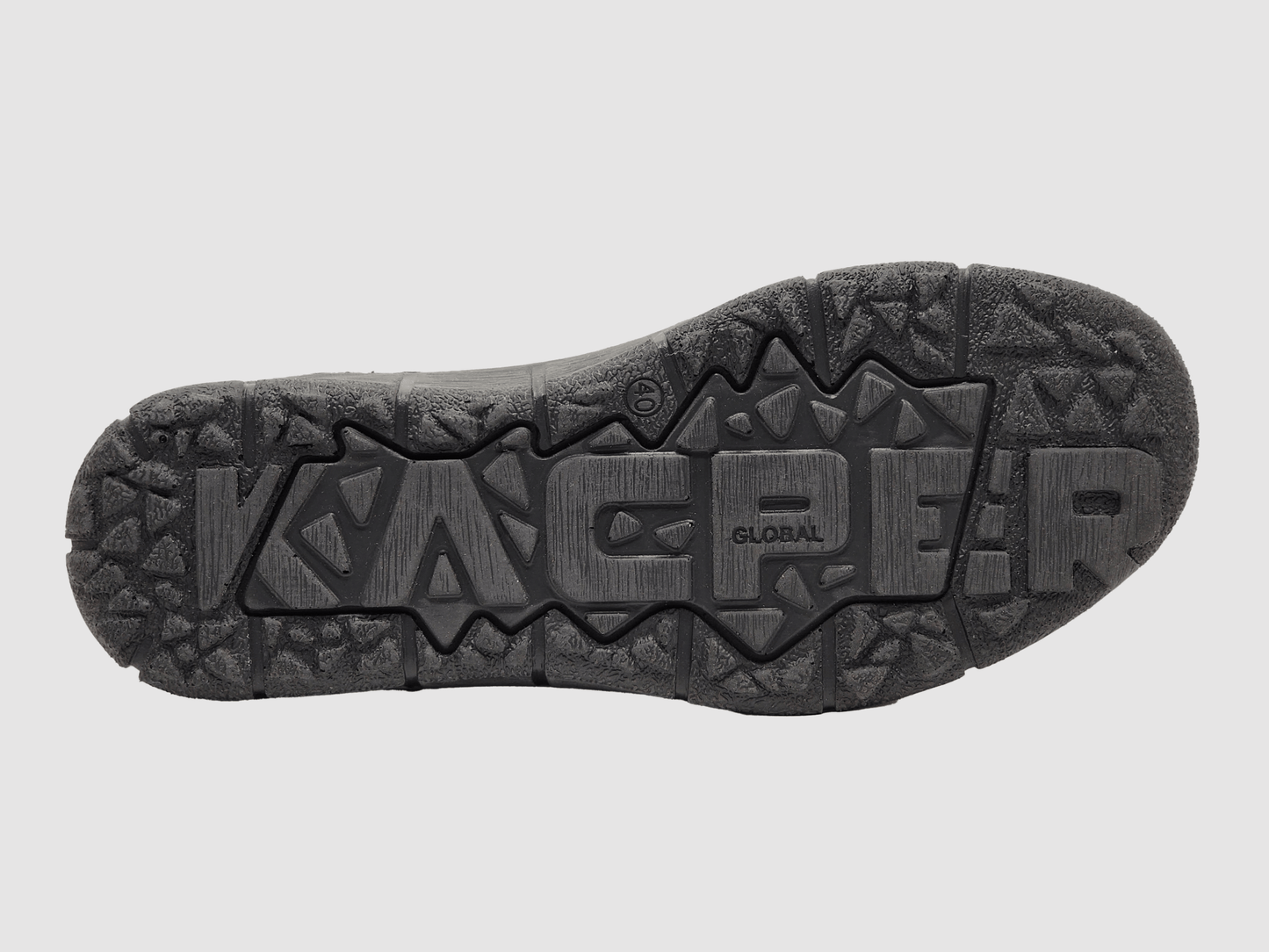 Men's Everyday Leather Shoes - Black/Grey - Euro Shoe House