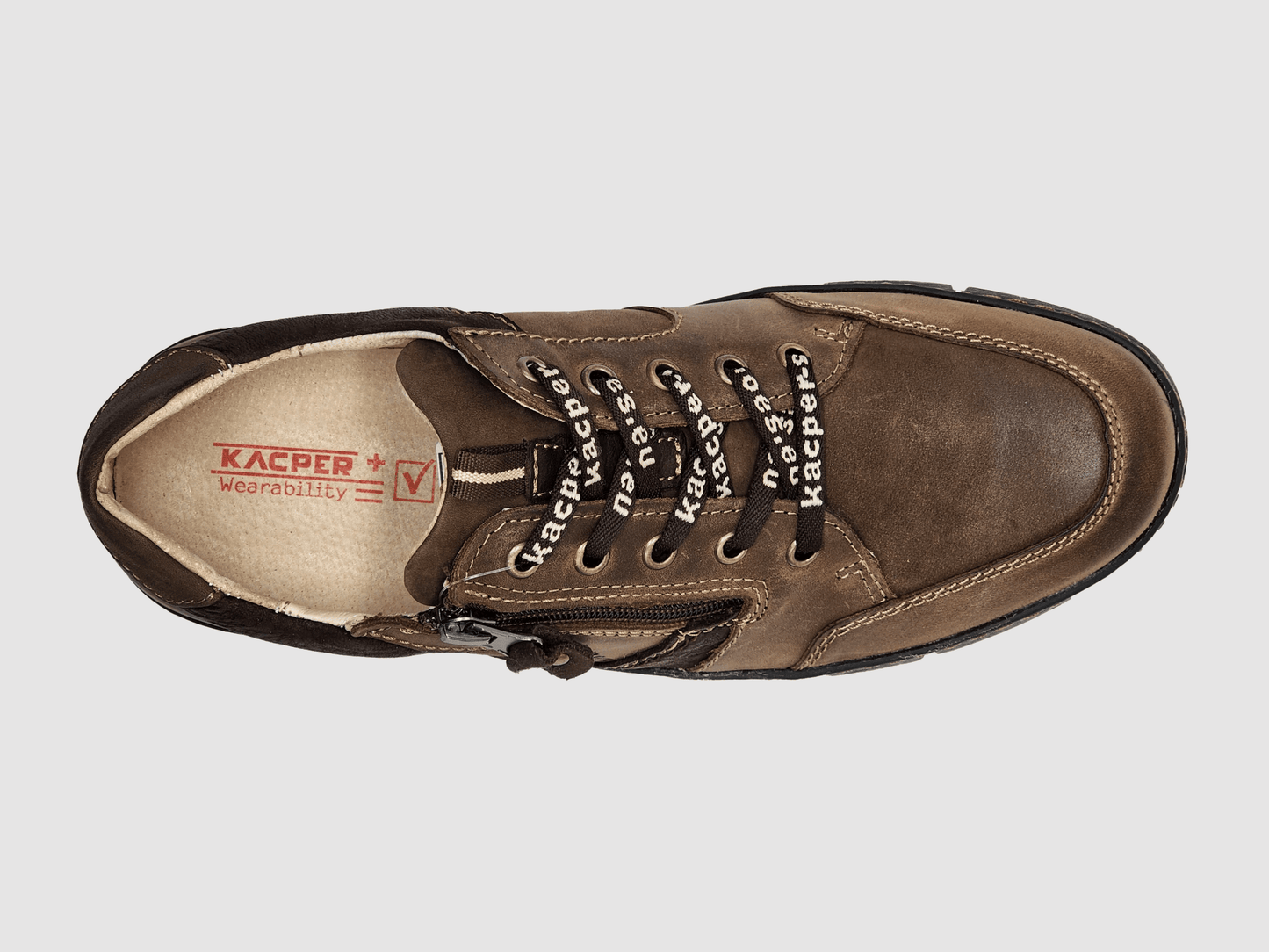 Men's Everyday Leather Shoes - Brown - Euro Shoe House