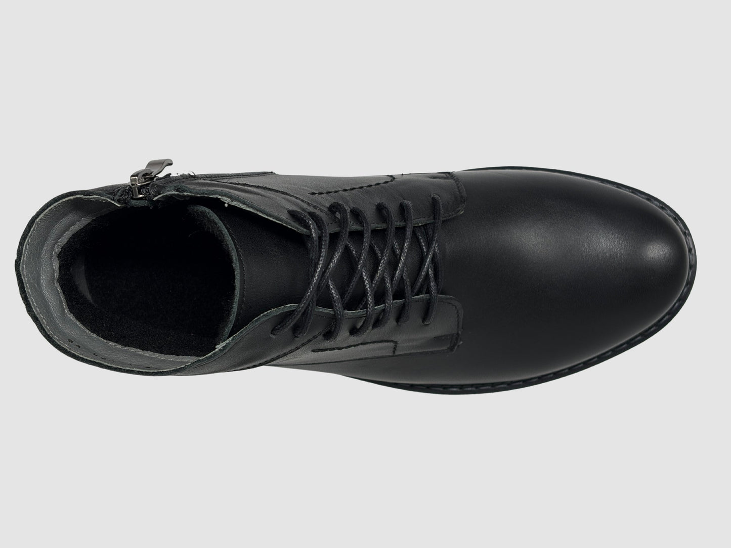 Men's Marek Leather Boots - Black - Euro Shoe House