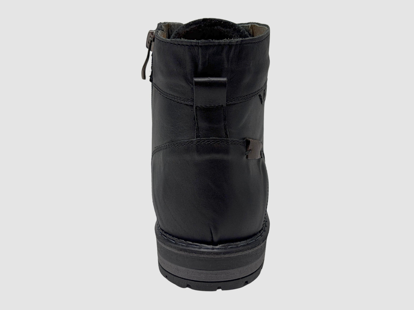 Men's Marek Leather Boots - Black - Euro Shoe House