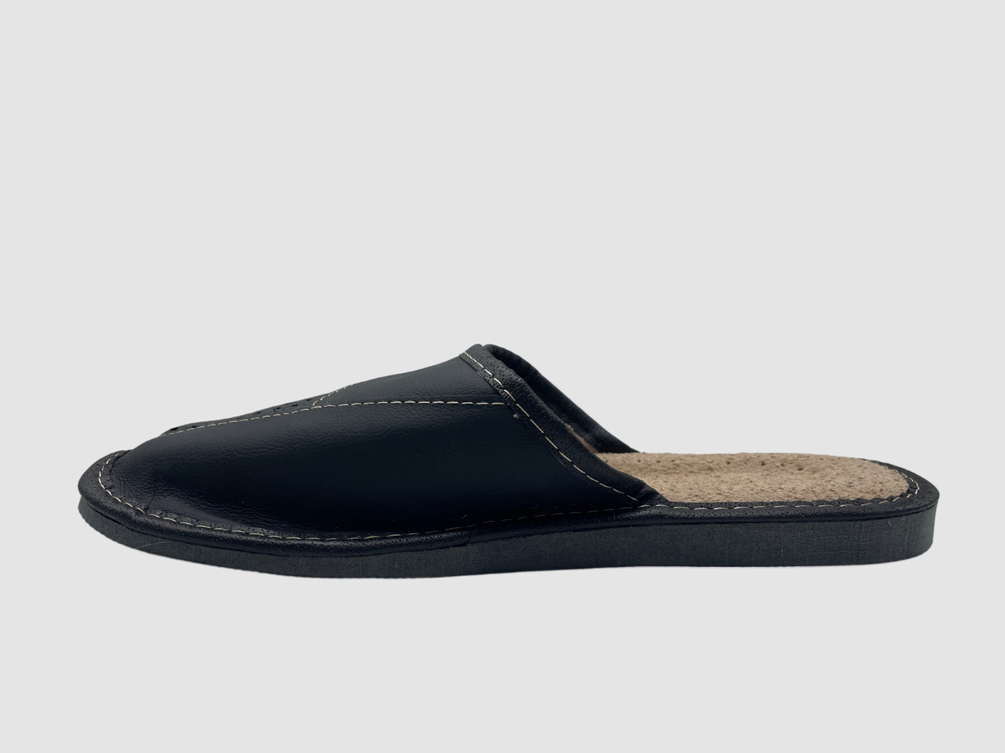 Men's Midnight Lake House Slipper - Black - Euro Shoe House