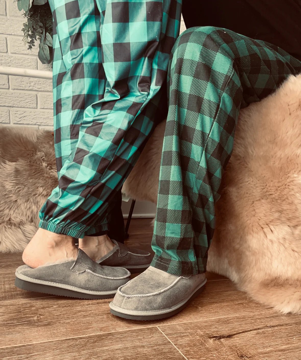 Unisex Kodiak Sheepskin Slippers - Grey - Euro Shoe House