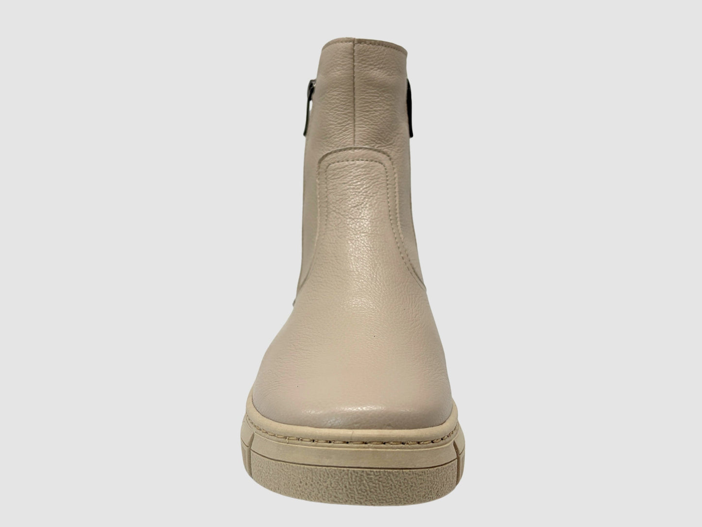 Women's Alba Leather Sneaker - Beige - Euro Shoe House