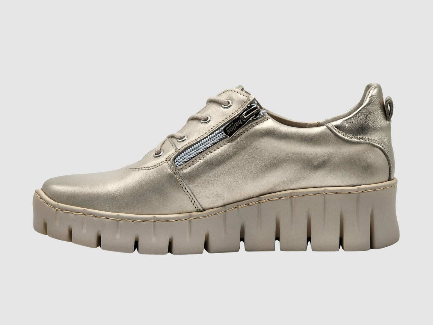 Women's Apollo Leather Sneaker - Gold - Euro Shoe House