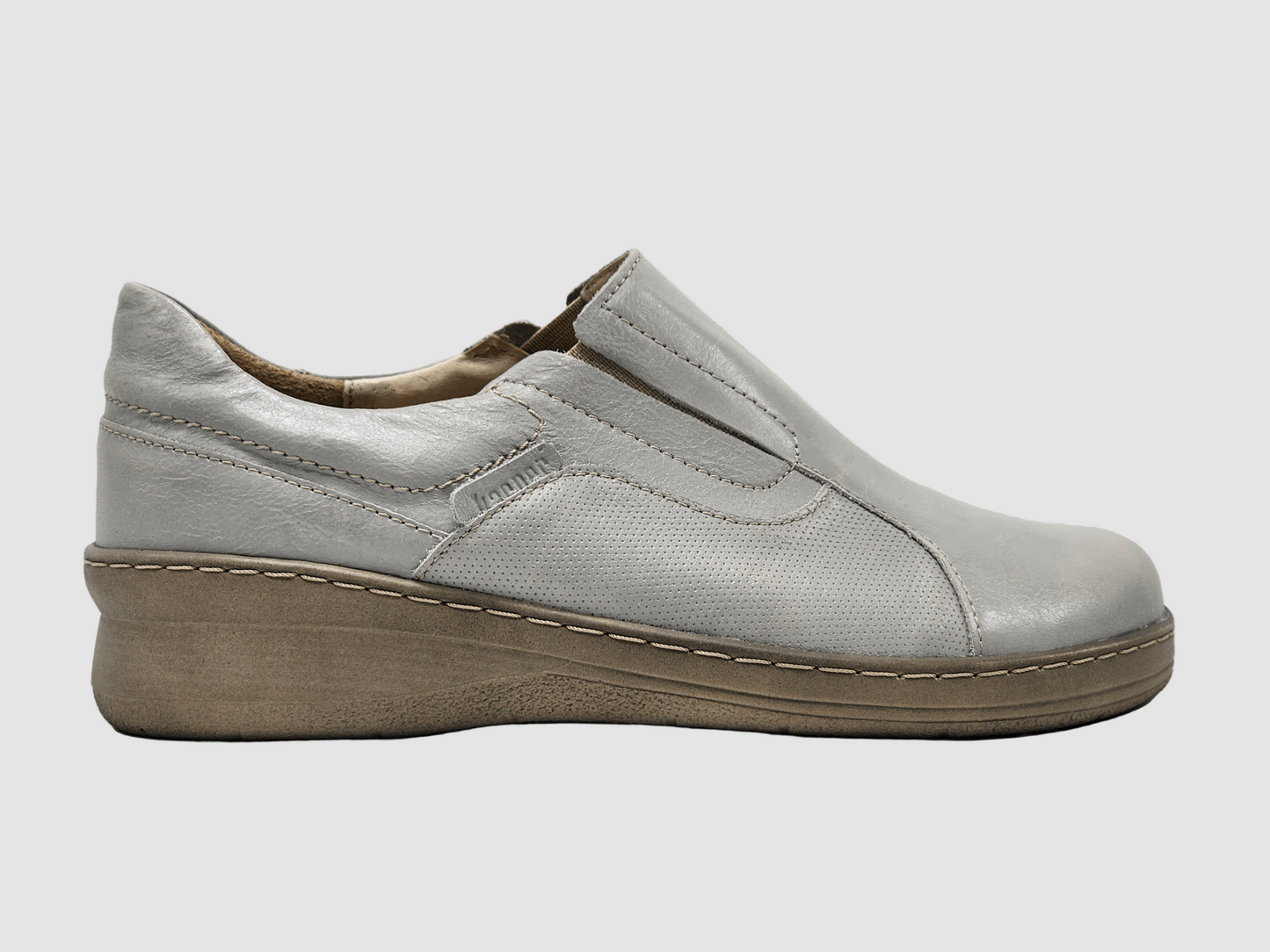 Women's Dr Wellness Slip - On Leather Shoes - Beige - Euro Shoe House