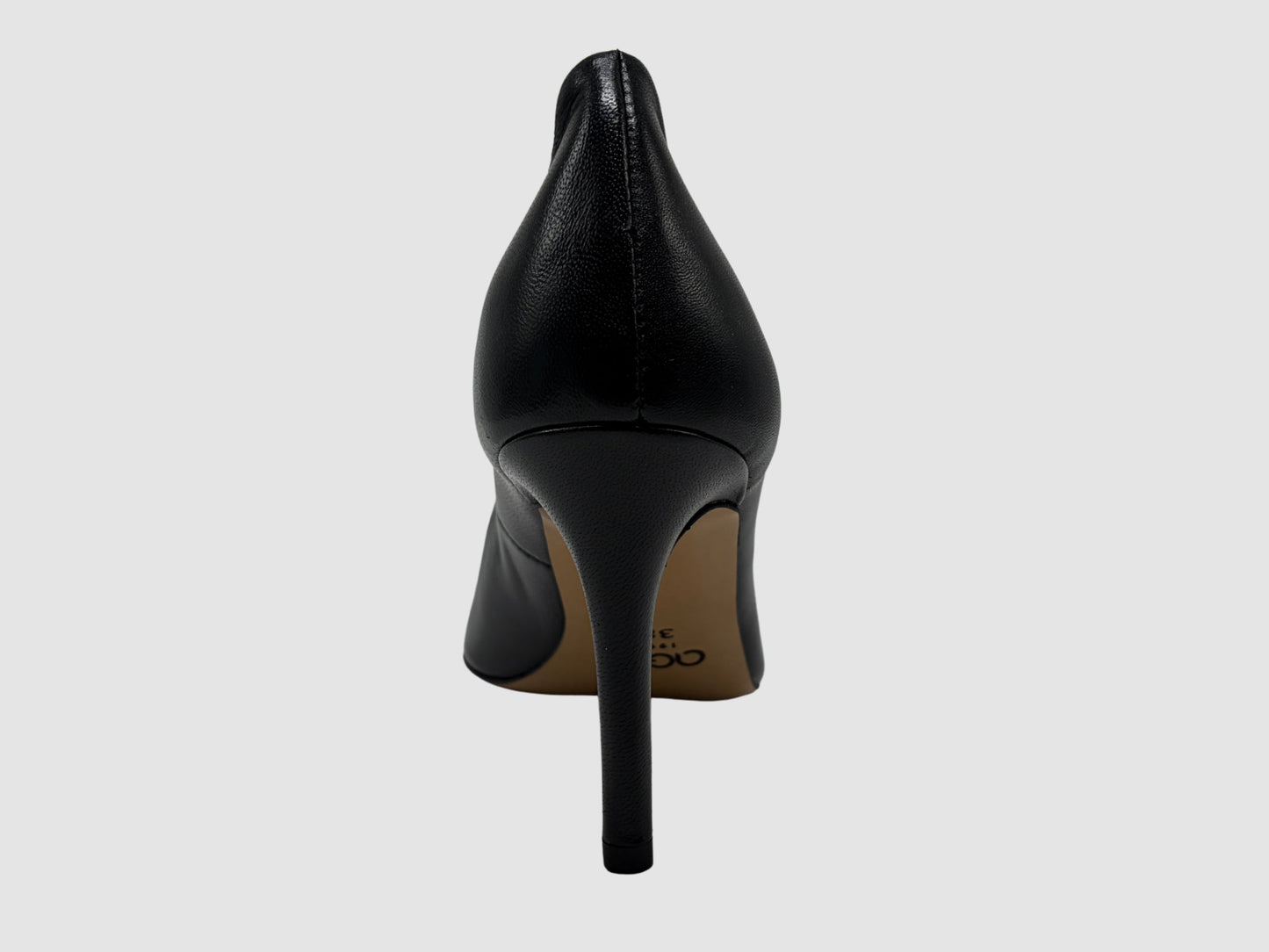 Women's Elise Leather Heels – Black - Euro Shoe House