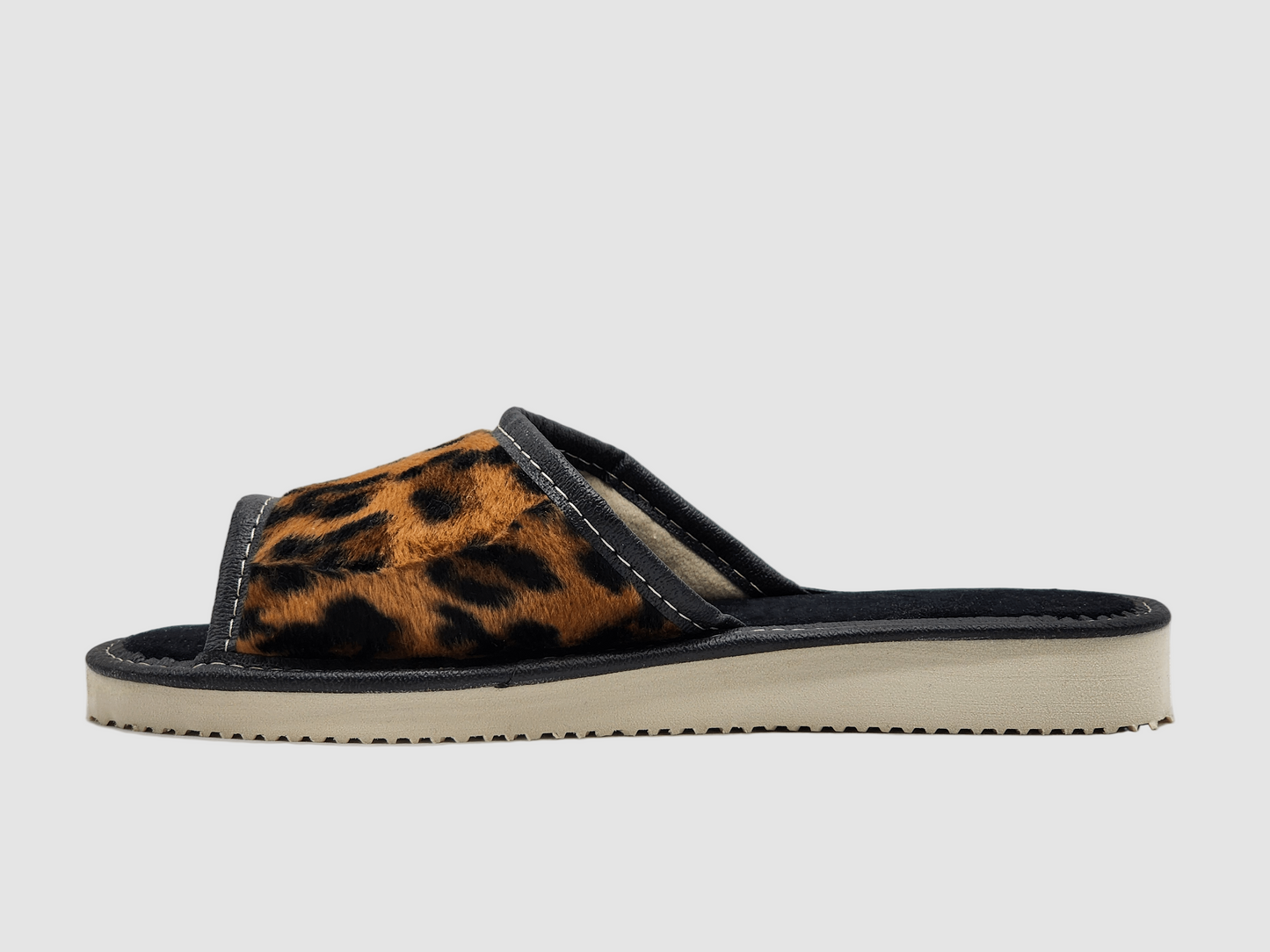 Women's Follkee House Slipper - Dark Cheetah - Euro Shoe House