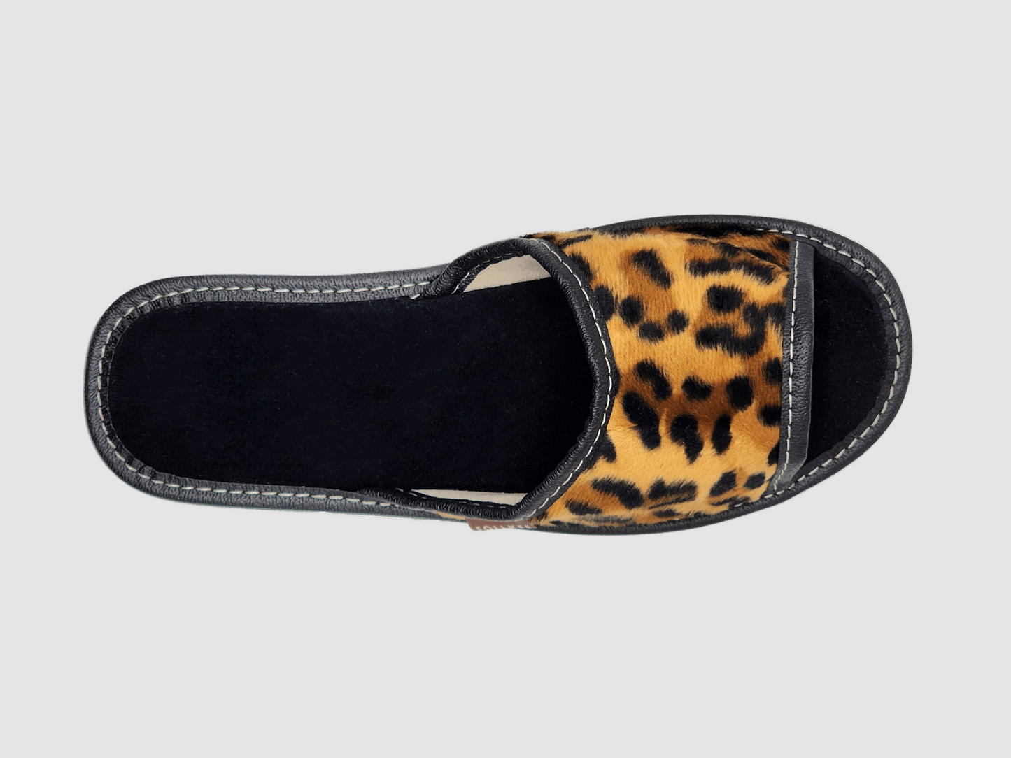 Women's Follkee House Slipper - Dark Cheetah - Euro Shoe House