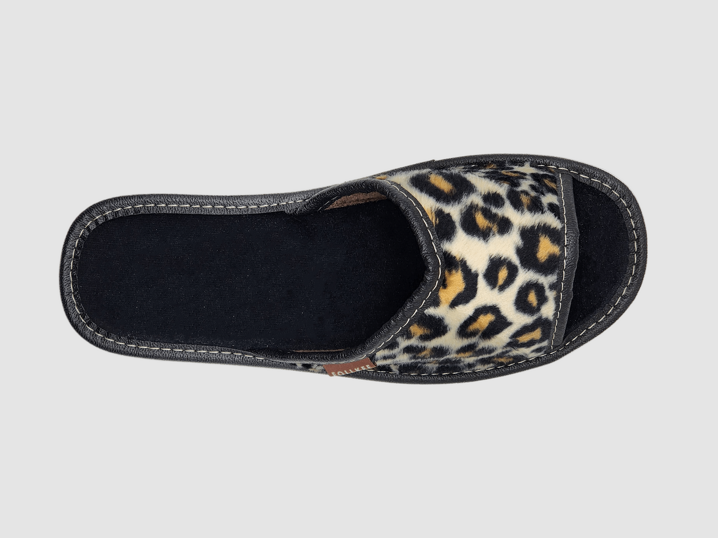Women's Follkee House Slipper - Light Cheetah - Euro Shoe House