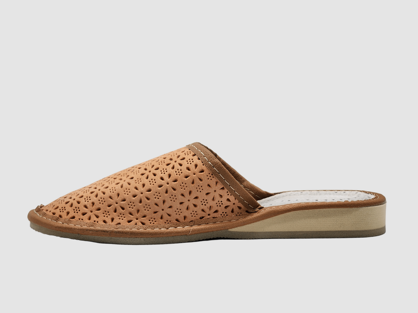 Women's Follkee House Slipper - Tan - Euro Shoe House