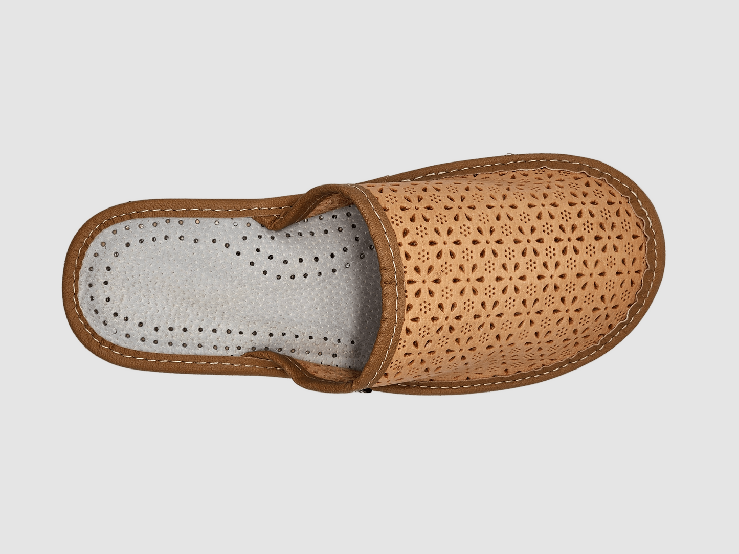 Women's Follkee House Slipper - Tan - Euro Shoe House