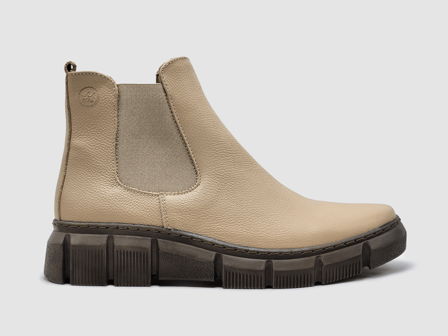 Women's Helios Echo Fleece - Lined Leather Boots - Beige - Euro Shoe House