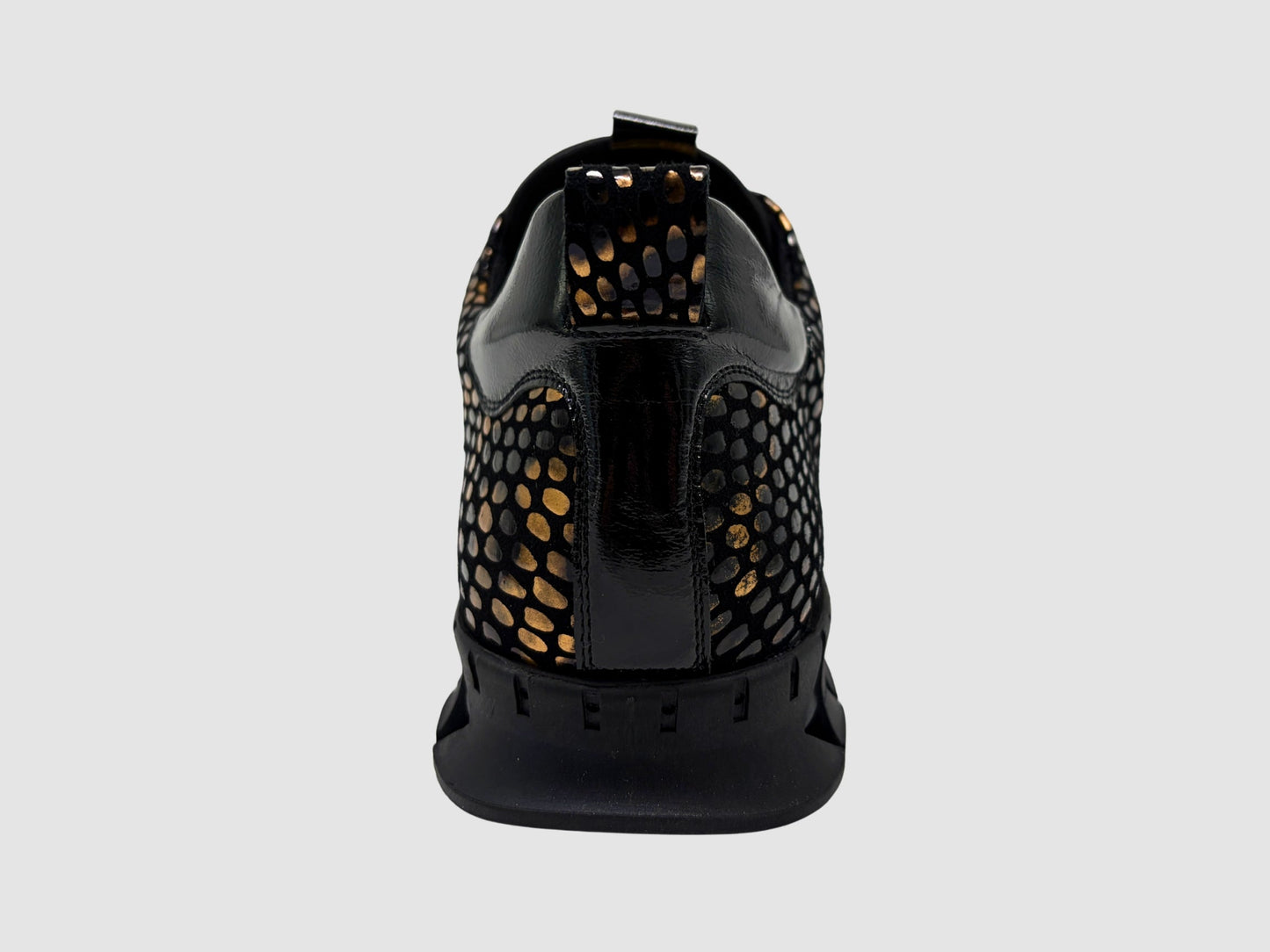 Women's Milena Leather Sneakers - Black - Euro Shoe House