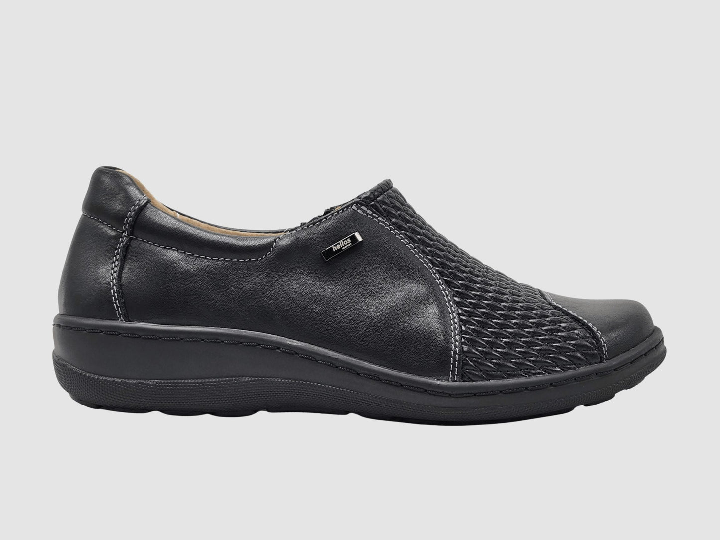 Women's Nyx Leather Slip On Shoes - Black - Euro Shoe House