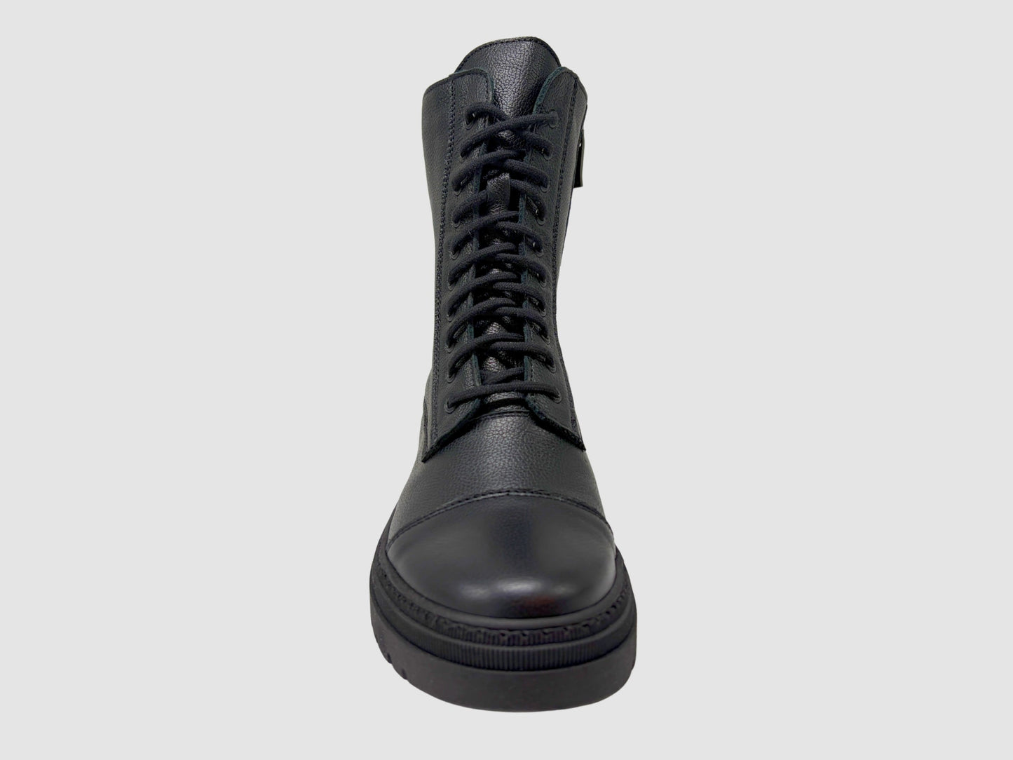 Women's Rhea Leather Boots - Black - Euro Shoe House