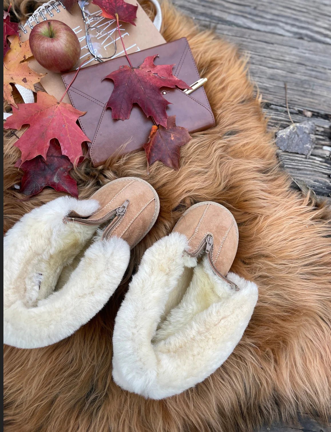 Women's Sami Sheepskin Boots - Beige - Euro Shoe House