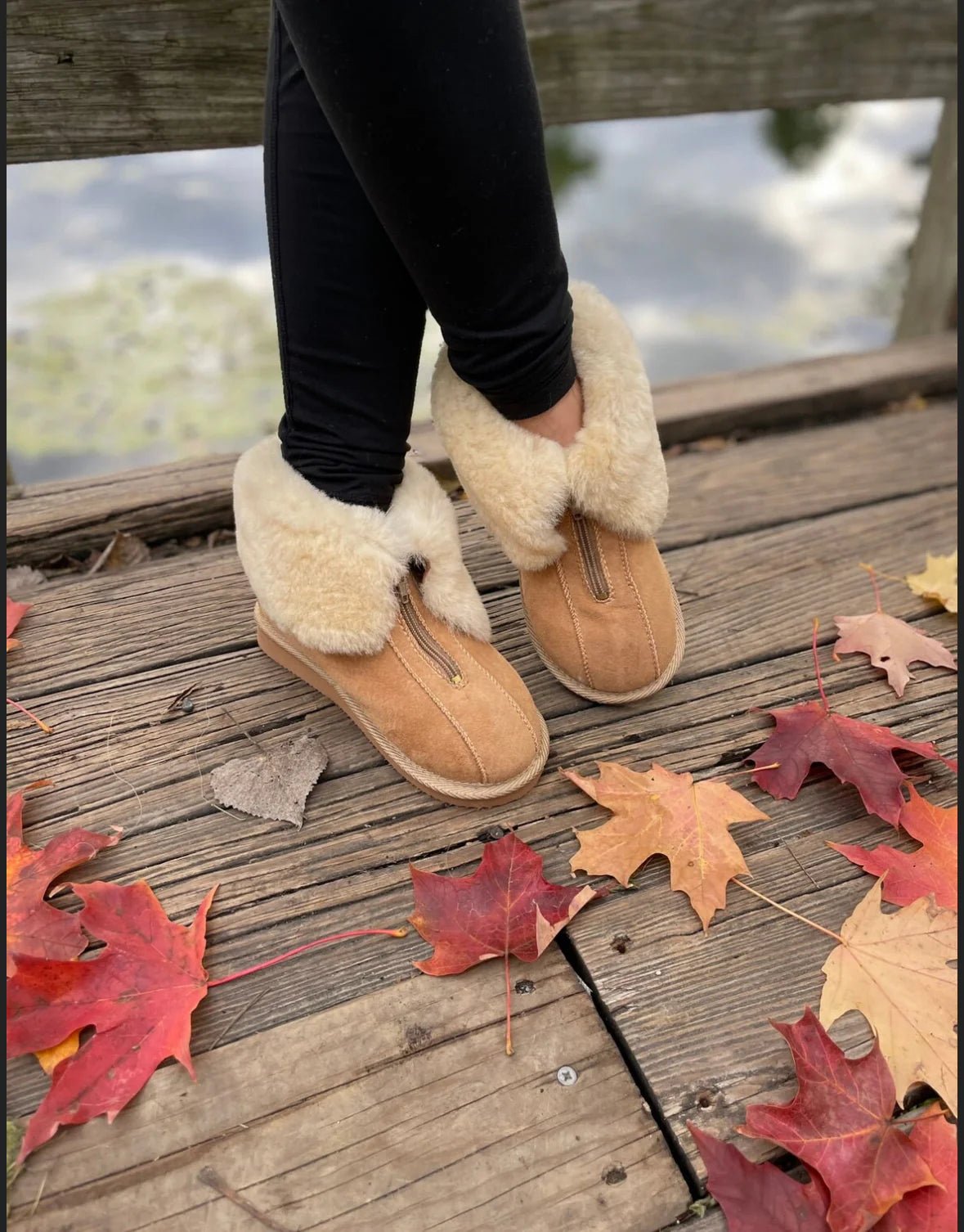 Women's Sami Sheepskin Boots - Beige - Euro Shoe House
