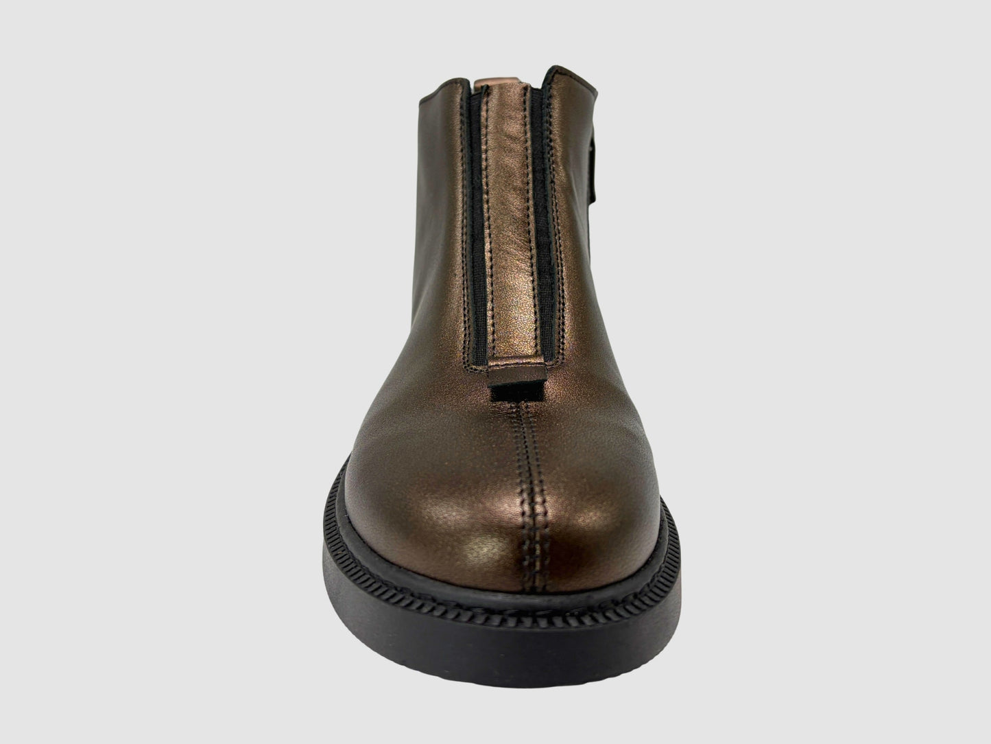 Women's Siena Leather Boots - Metallic Bronze - Euro Shoe House
