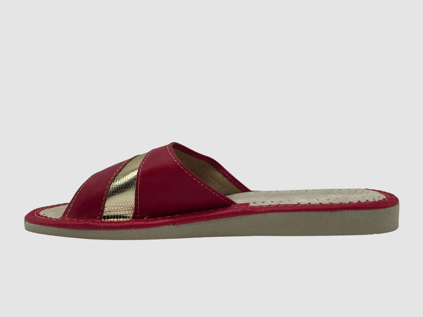 Women's Volcano House Slipper - Red - Euro Shoe House