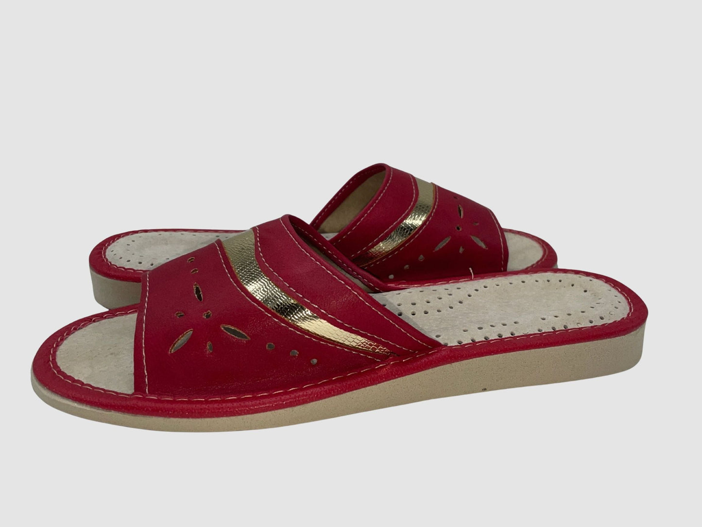 Women's Volcano House Slipper - Red - Euro Shoe House