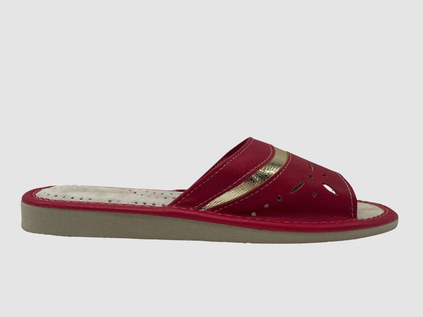 Women's Volcano House Slipper - Red - Euro Shoe House