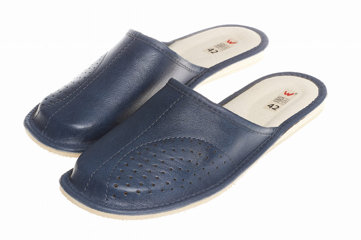 Men's 261 House Slipper - Navy - Euro Shoe House