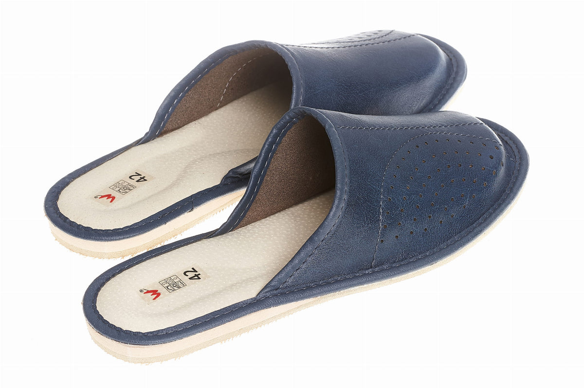 Men's 261 House Slipper - Navy - Euro Shoe House
