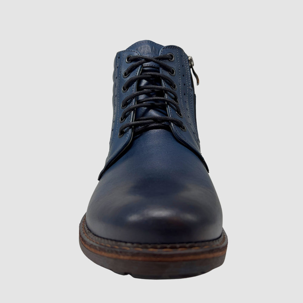 
                  
                    Men's Adrian Leather Boots - Blue - Euro Shoe House
                  
                