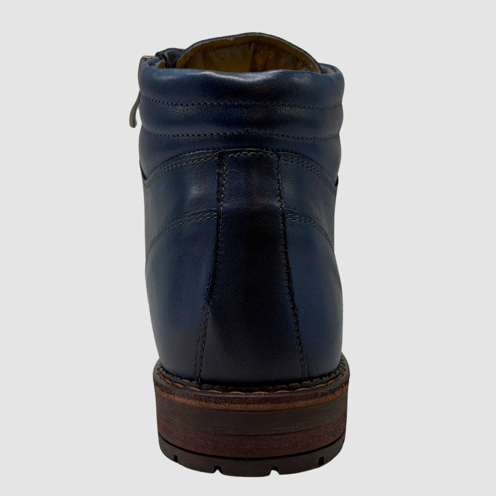 
                  
                    Men's Adrian Leather Boots - Blue - Euro Shoe House
                  
                