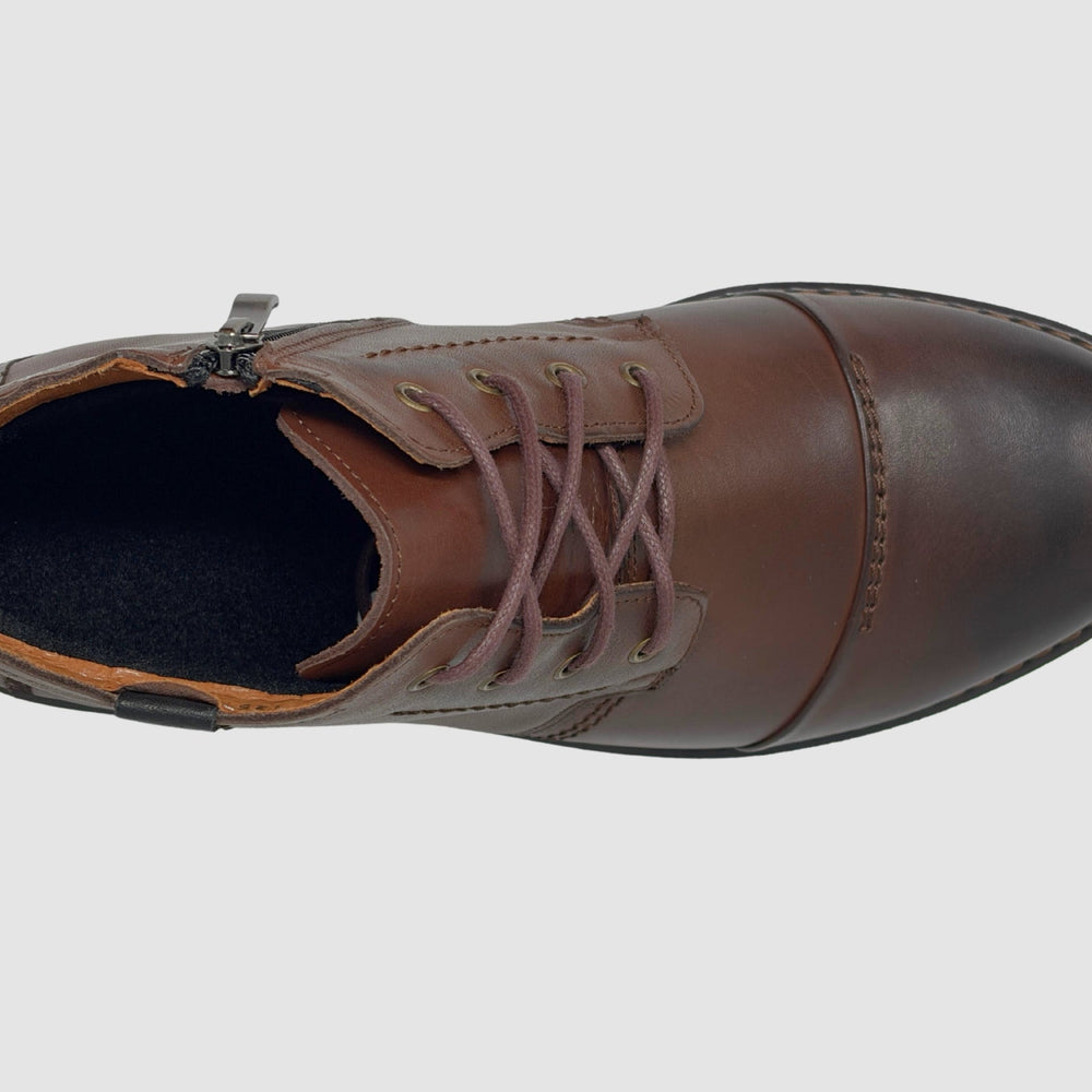 
                  
                    Men's Aron Leather Boots - Brown - Euro Shoe House
                  
                