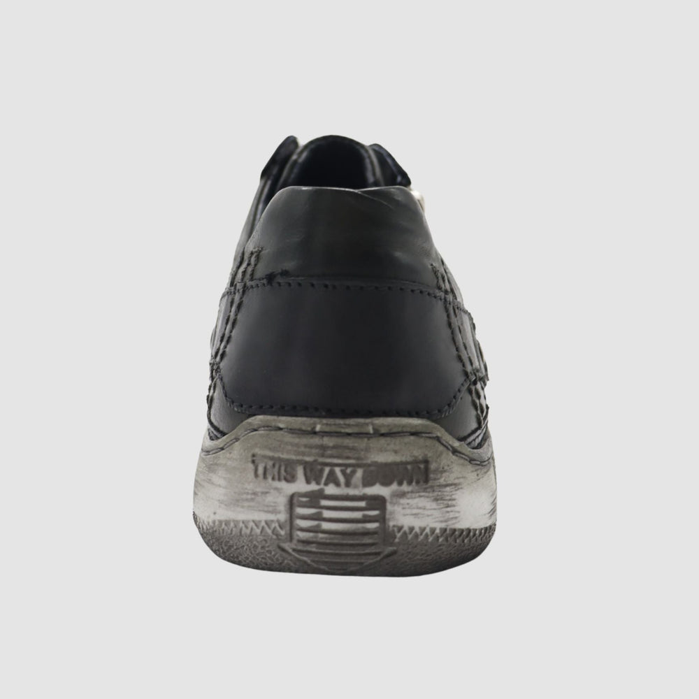 
                  
                    Men's Comfort Zip - Up Leather Shoes - Olive - Euro Shoe House
                  
                