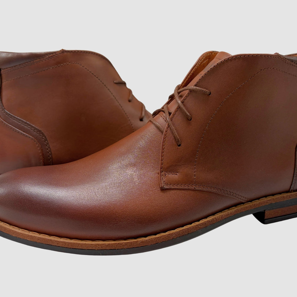 
                  
                    Men's Daniel Leather Boots - Brown - Euro Shoe House
                  
                