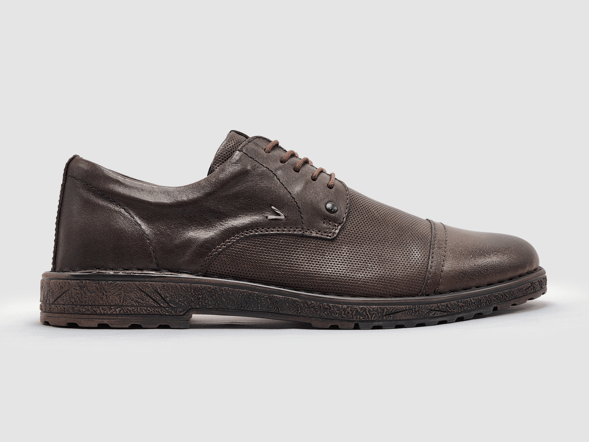 Certo Dress Shoes Mens EU 46 12.5 Brown Leather Derby Lace Up Ankle Chukka Boots Amazon.com | Dockorio Mens Chukka Dress Boots Oxford Boots  main image 2