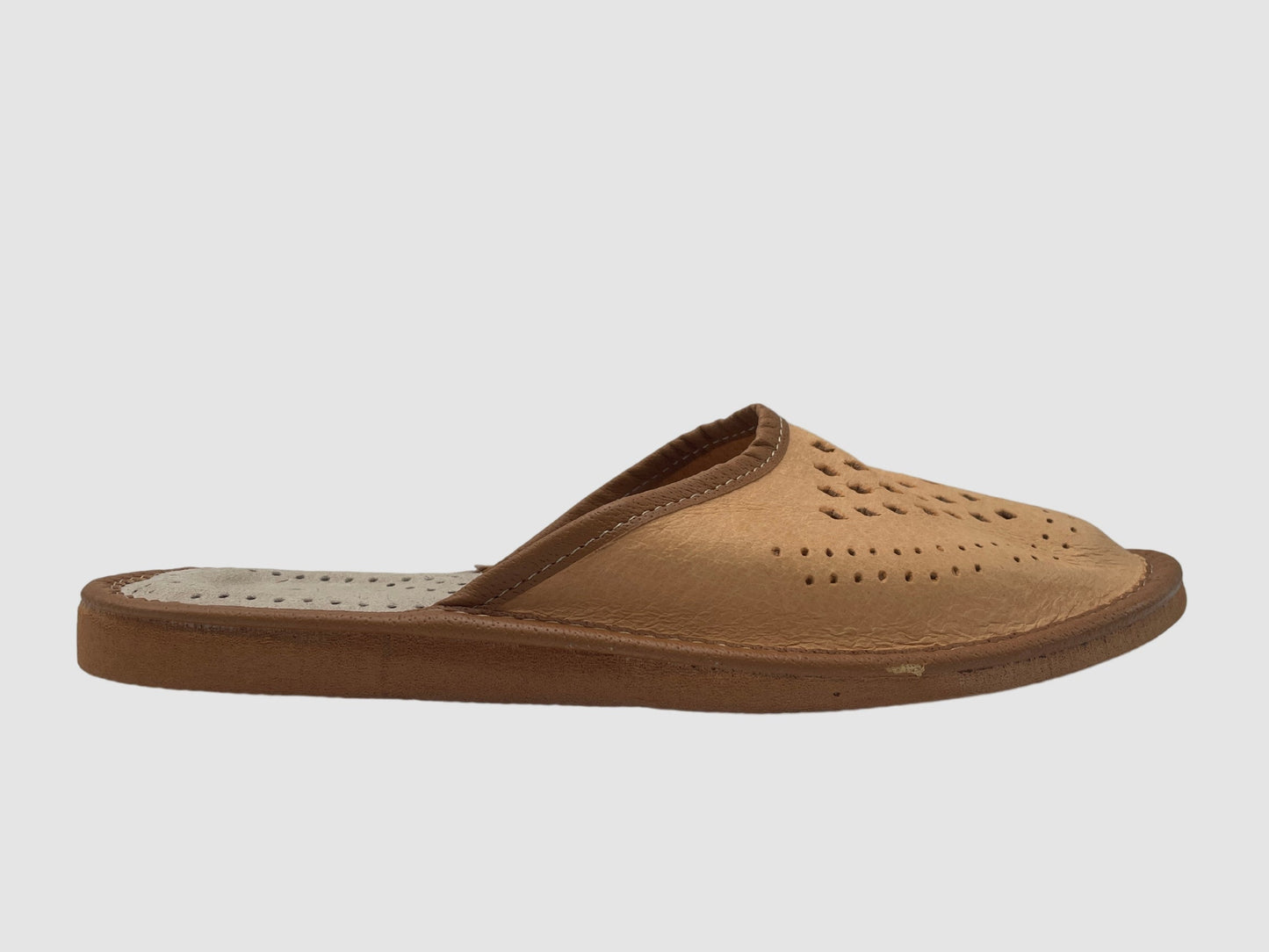 Men's Driftwood House Slipper - Tan - Euro Shoe House