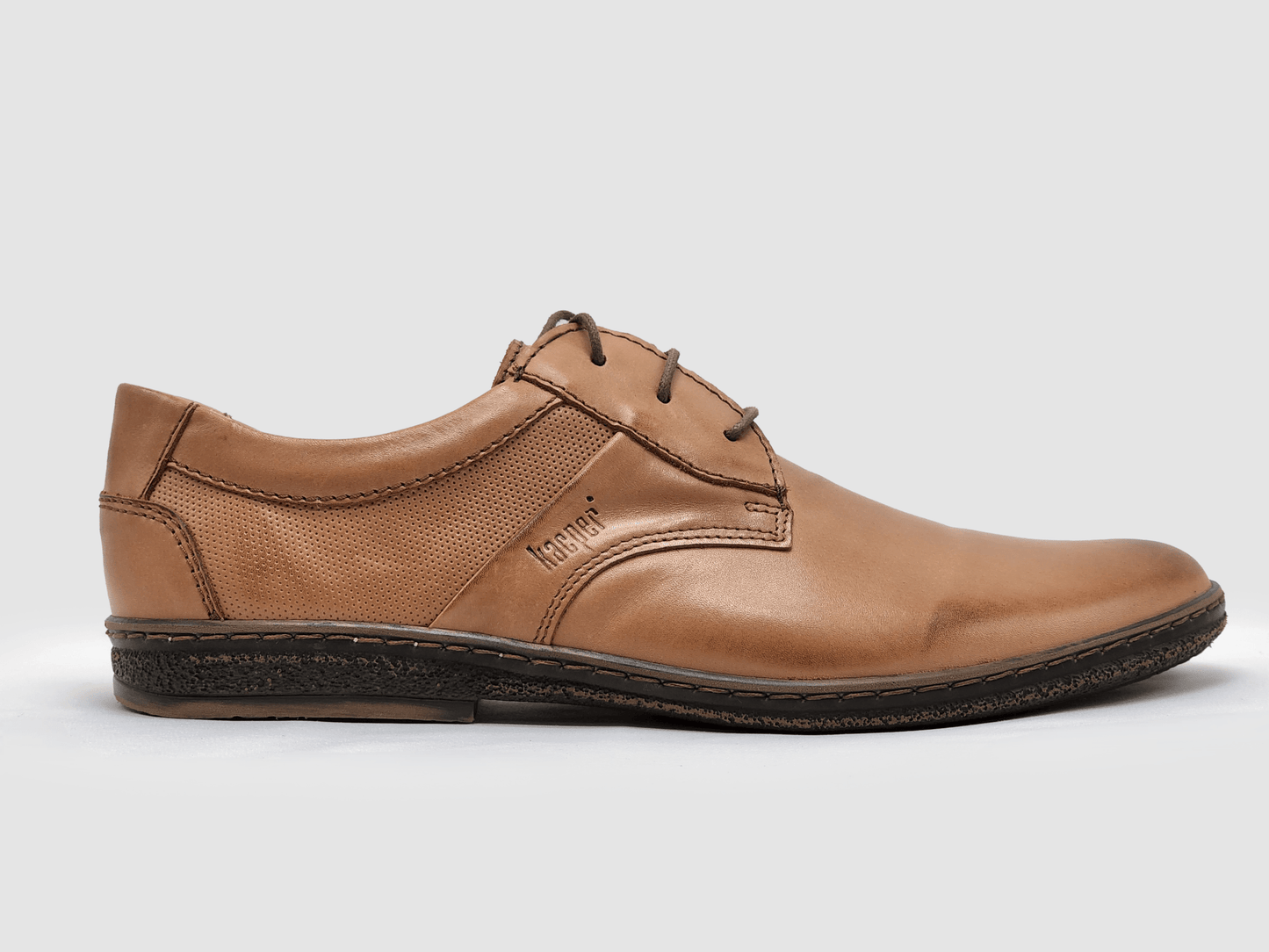 Men's Essential Leather Dress Shoes - Light Brown Men's Essential Leather Dress Shoes - Light Brown
