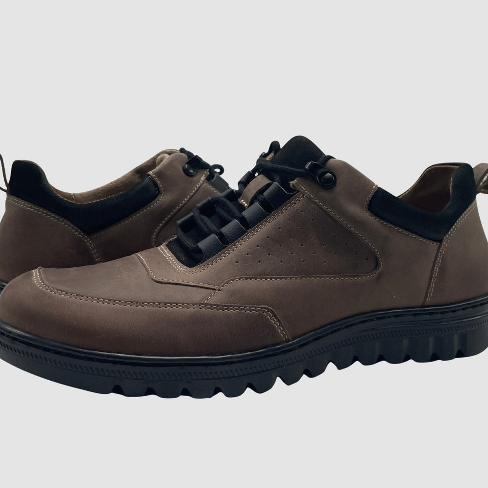 
                  
                    Men's Flint Leather Shoes - Khaki - Euro Shoe House
                  
                