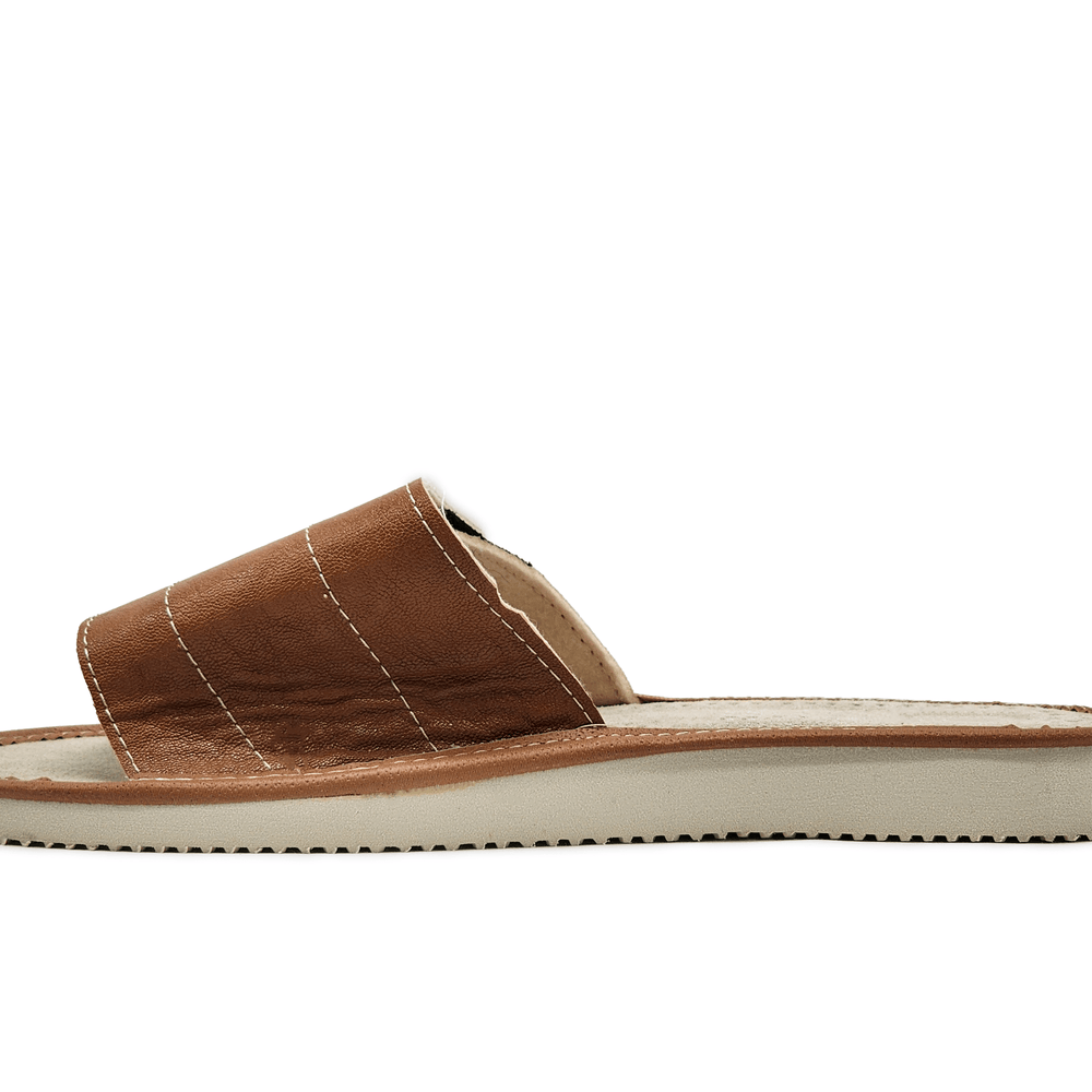 Men's Follkee House Slipper - Brown - Euro Shoe House