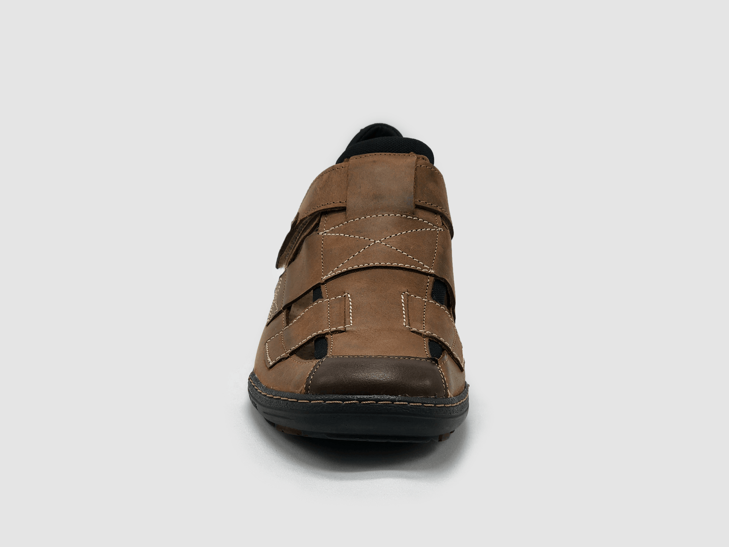 Men's Leather Sandals - Brown Euro Shoe House Men's Leather Sandals - Brown Euro Shoe House