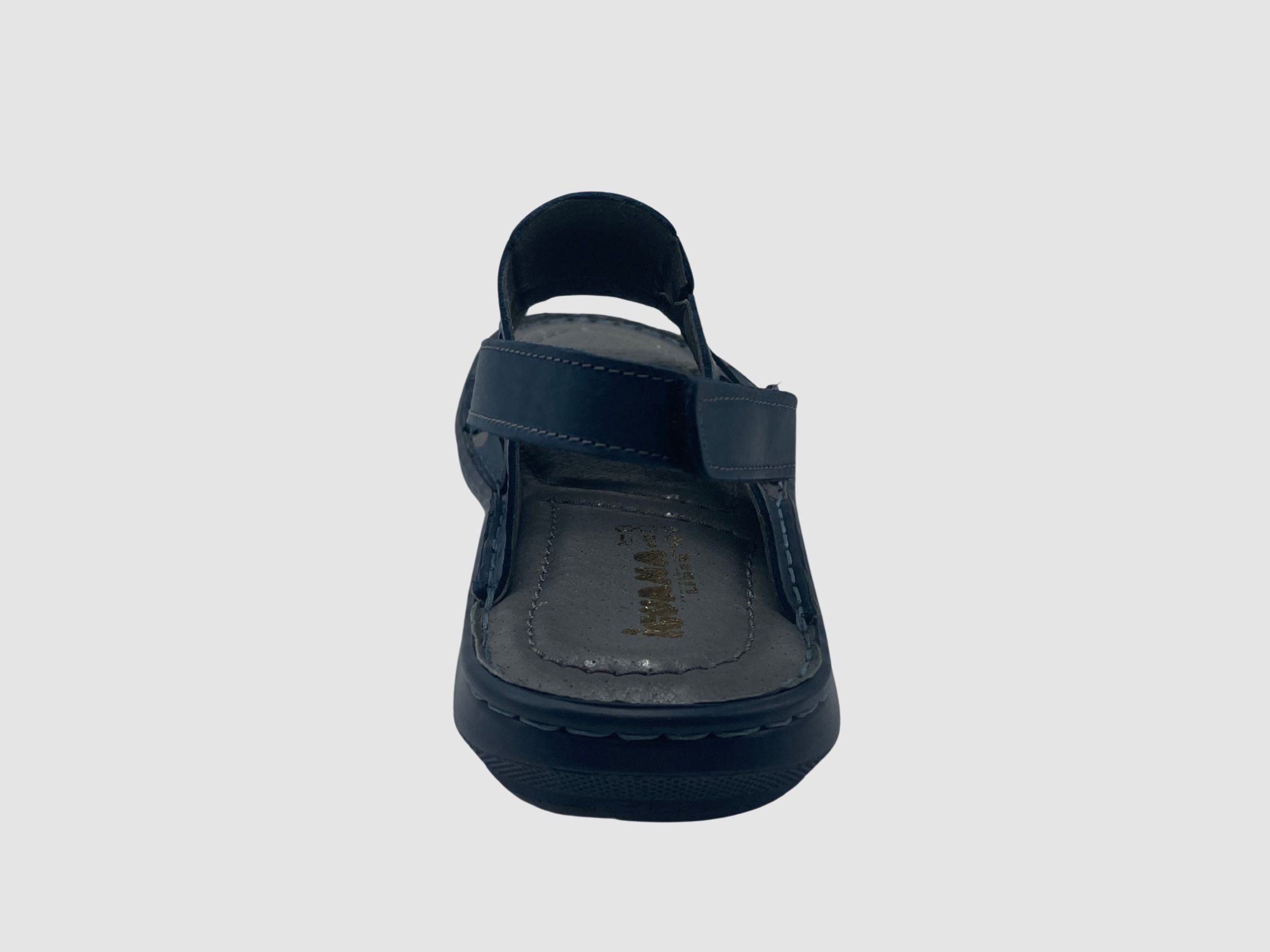 Men's Luca Leather Sandals – Blue – Euro Shoe House