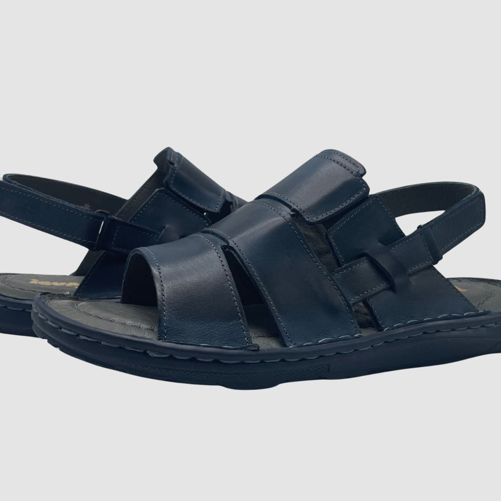
                  
                    Men's Luca Leather Sandals – Blue - Euro Shoe House
                  
                