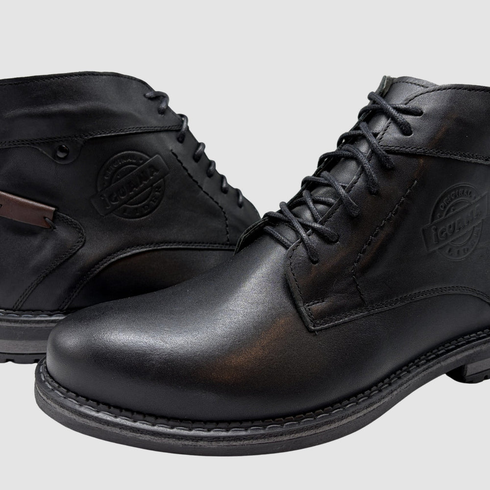
                  
                    Men's Marek Leather Boots - Black - Euro Shoe House
                  
                