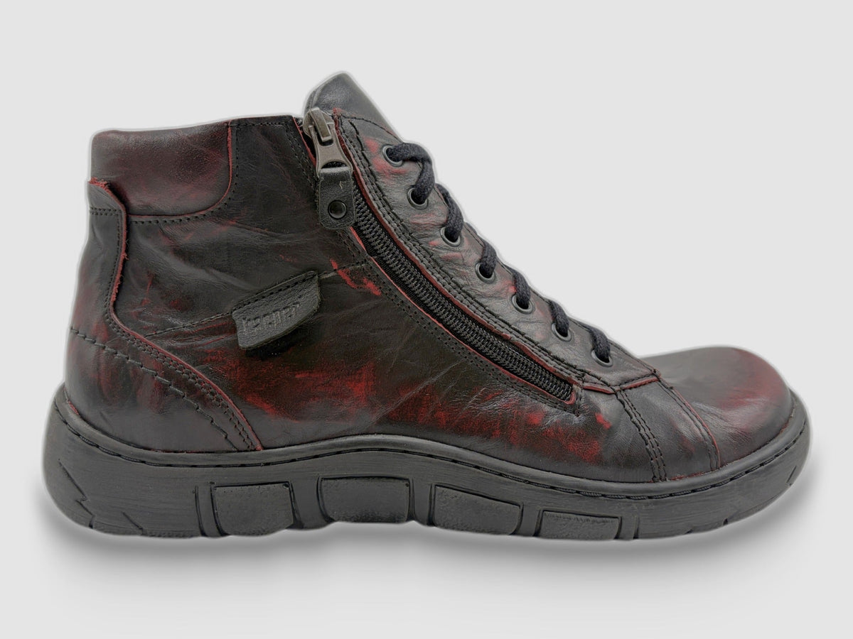 Men's Original Leather Boots - Red/Black - Euro Shoe House