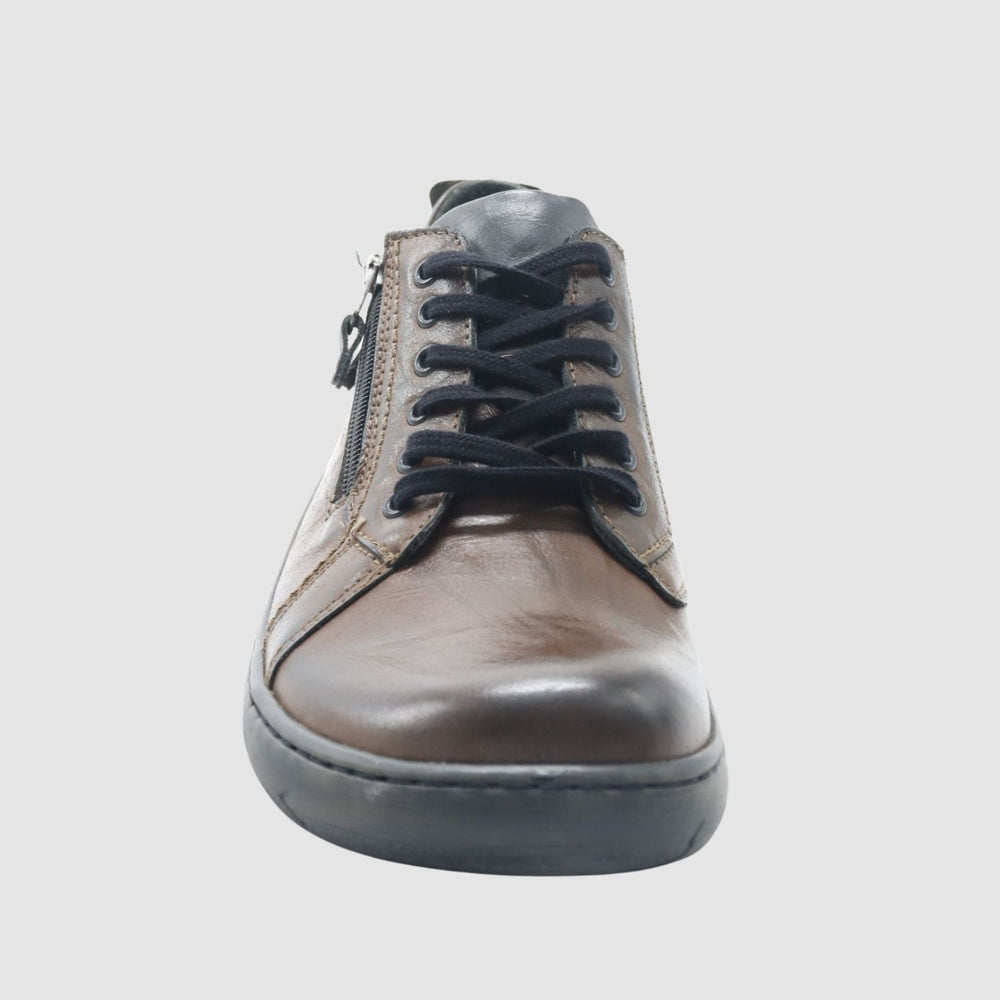 
                  
                    Men's Original Zip - Up Leather Shoes - Brown - Euro Shoe House
                  
                