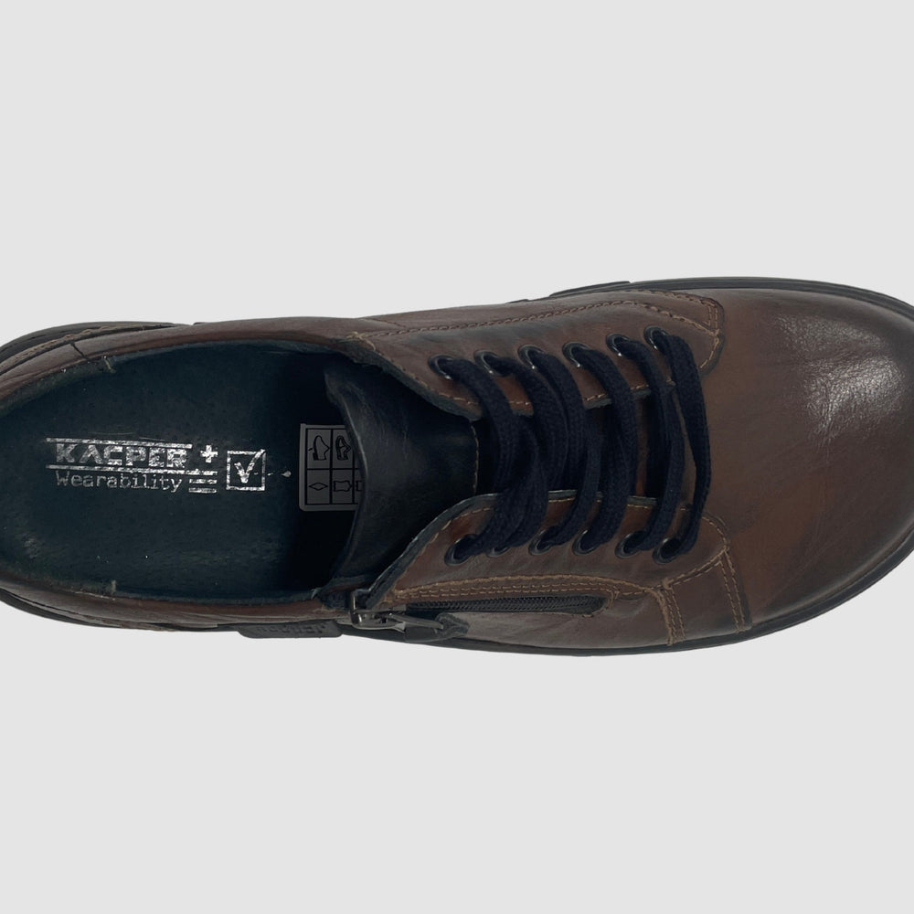 
                  
                    Men's Original Zip - Up Leather Shoes - Brown - Euro Shoe House
                  
                