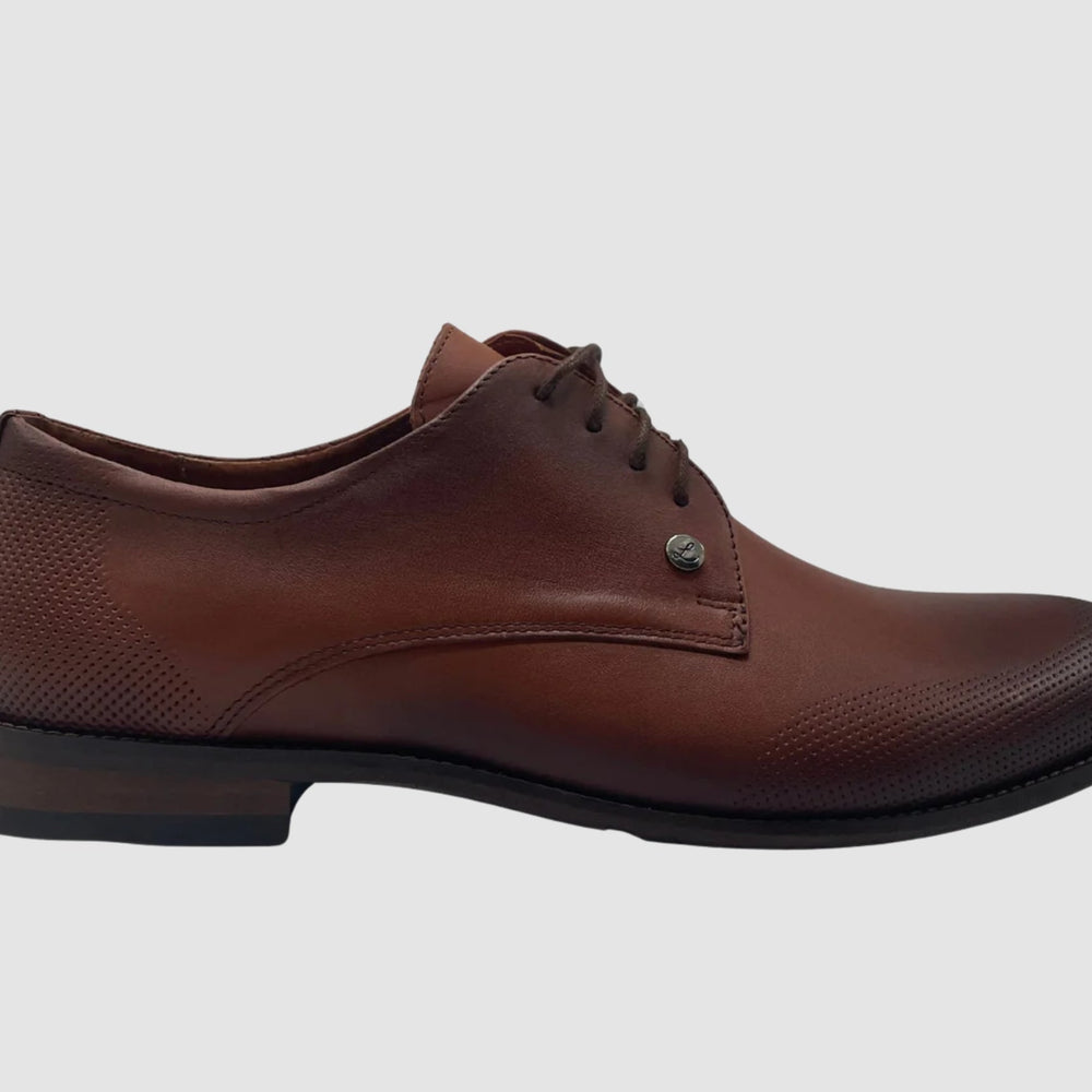 Men's Victor Leather Dress Shoes – Brown - Euro Shoe House