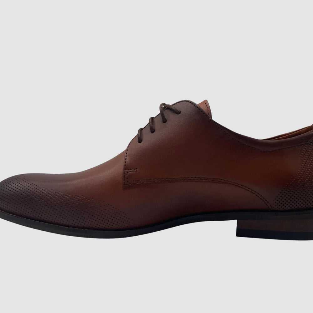 Men's Victor Leather Dress Shoes – Brown - Euro Shoe House