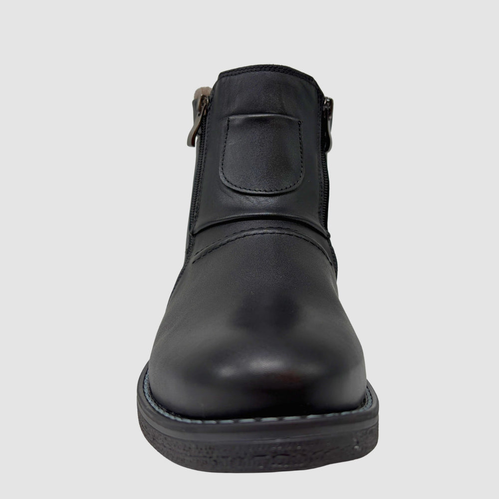 
                  
                    Men's Viktor Leather Boots - Black - Euro Shoe House
                  
                